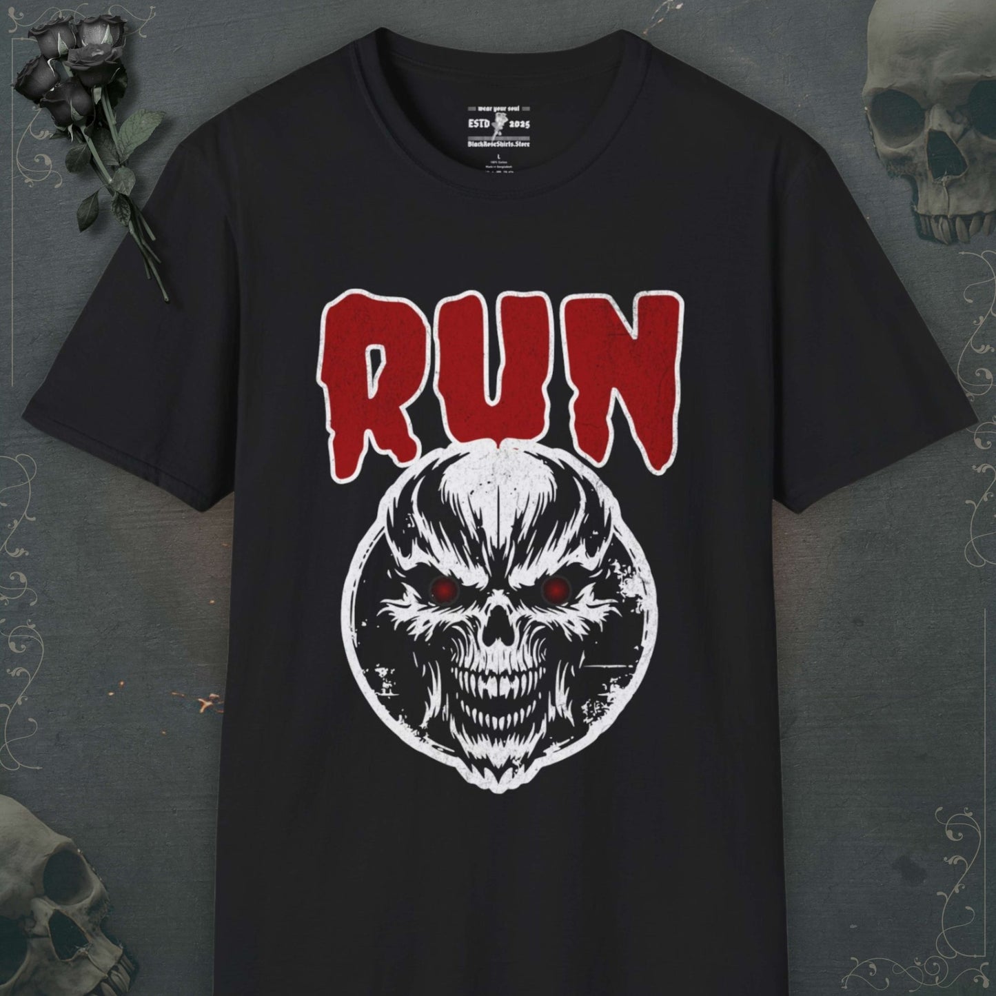 Unleash your inner darkness with our skeleton shirts, emo shirts, grunge shirts, and stylish goth shirts to echo rebellion.