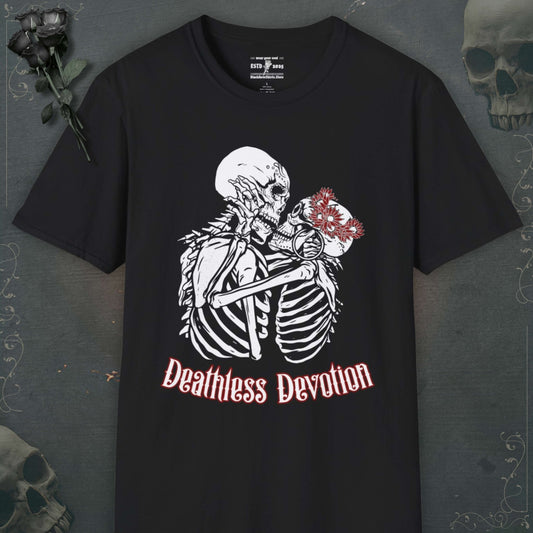 Unleash your inner darkness with our skeleton shirts, emo shirts, grunge shirts, and stylish goth shirts to echo rebellion.