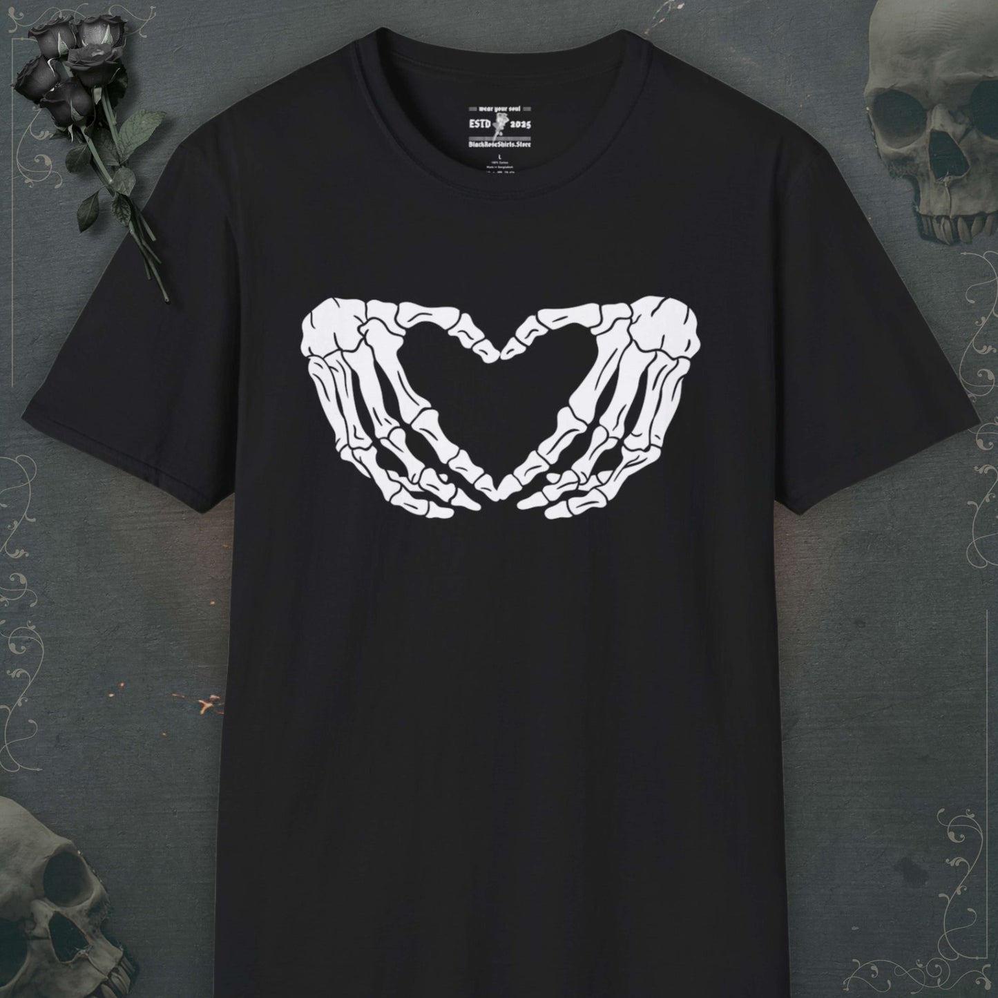 Unleash your inner darkness with our skeleton shirts, emo shirts, grunge shirts, and stylish goth shirts to echo rebellion.
