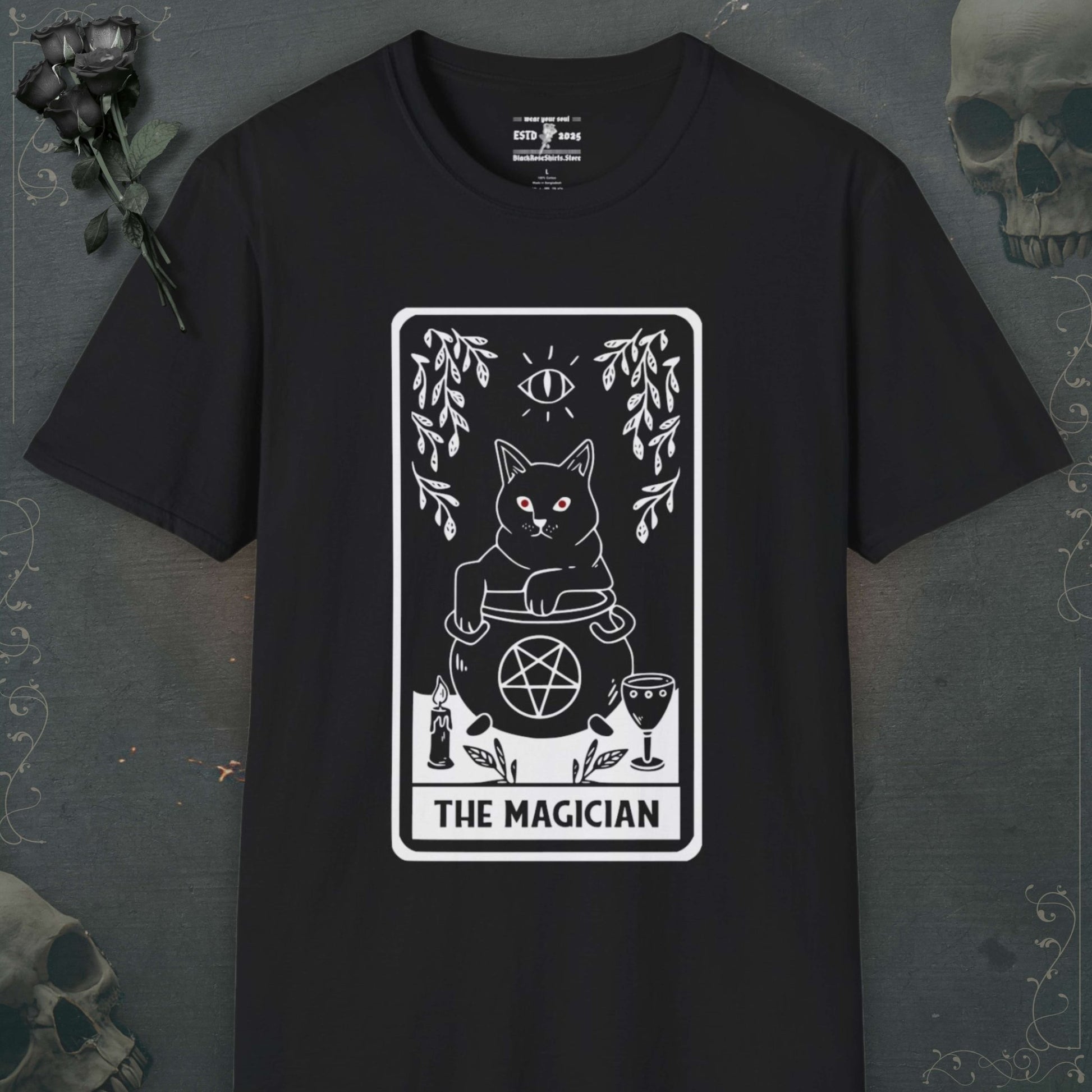 Unleash your inner darkness with our skeleton shirts, emo shirts, grunge shirts, and stylish goth shirts to echo rebellion.