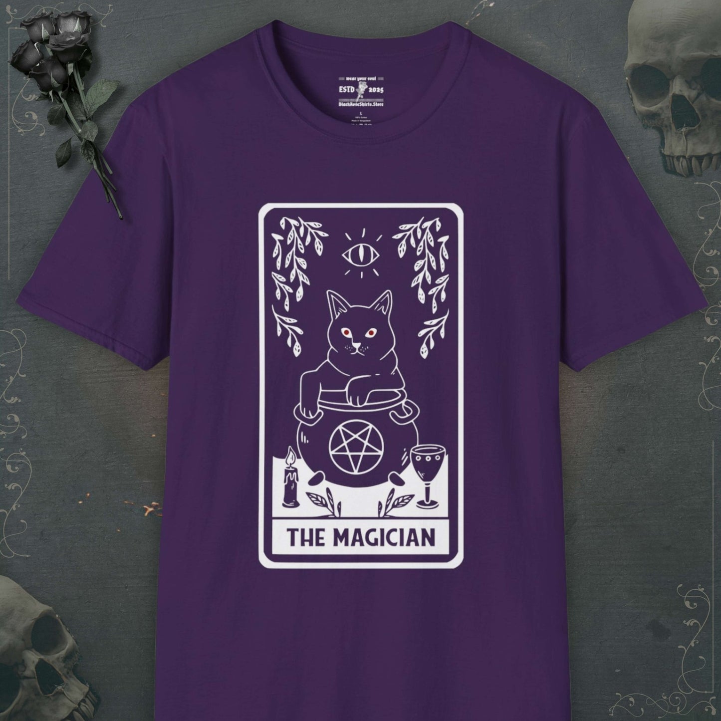 Unleash your inner darkness with our skeleton shirts, emo shirts, grunge shirts, and stylish goth shirts to echo rebellion.